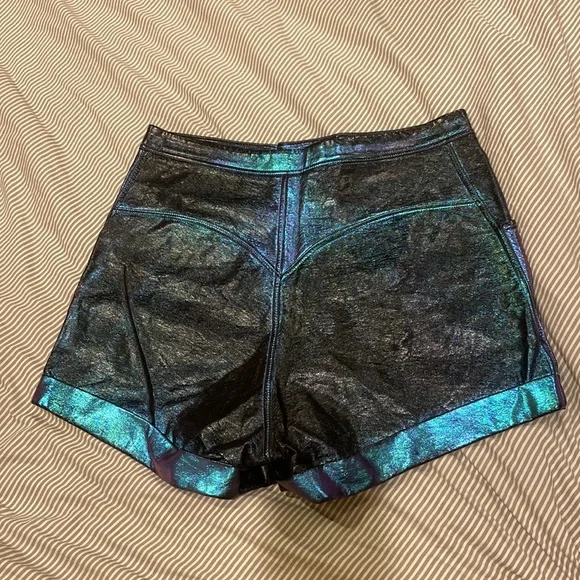 BlackMilk Holographic Dreams Iridescent Shorts - Picture 2 of 3